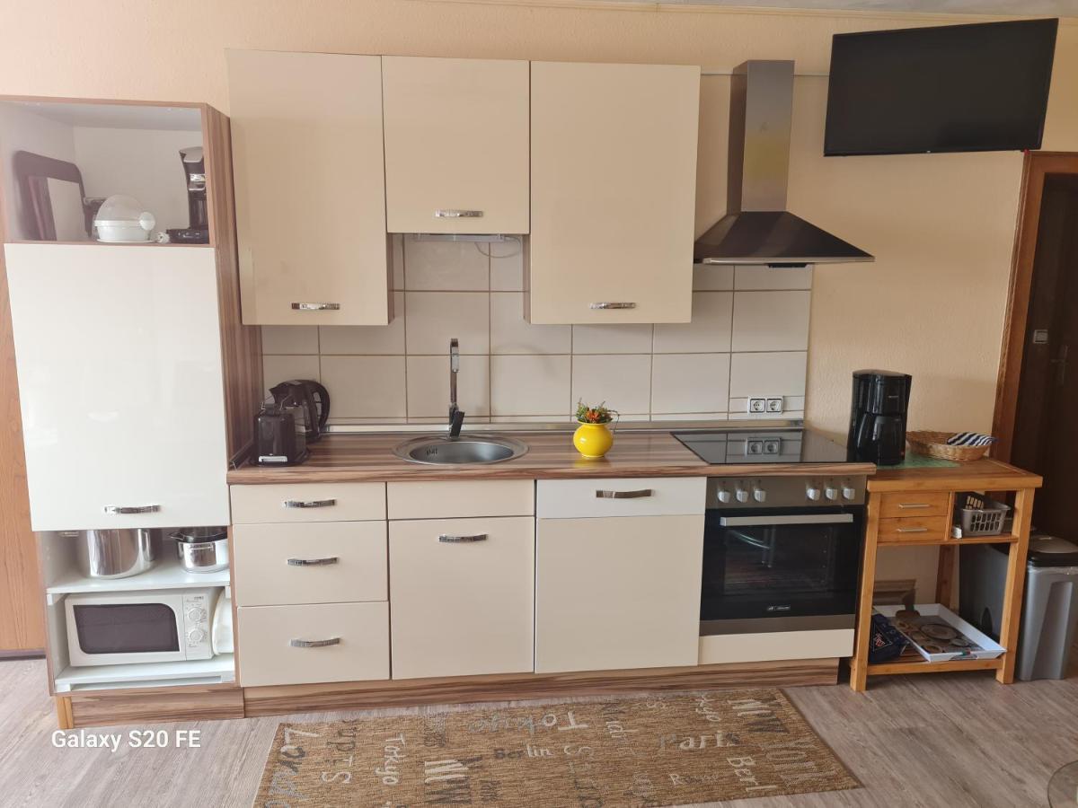 Ferienwohnung Kranich 바트사흐사 외부 사진